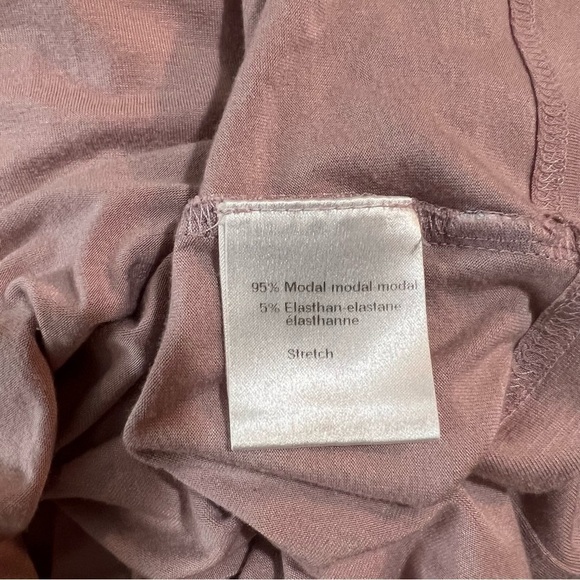 Akris Punto for Bergdorf Goodman Mauve Pink Short Sleeve Modal Top Blouse US 8 - Picture 8 of 8